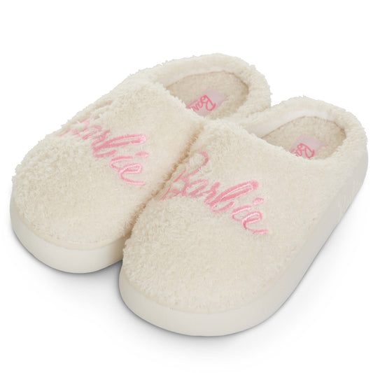 Barbie Fuzzy House Slip-On Slippers for Girls