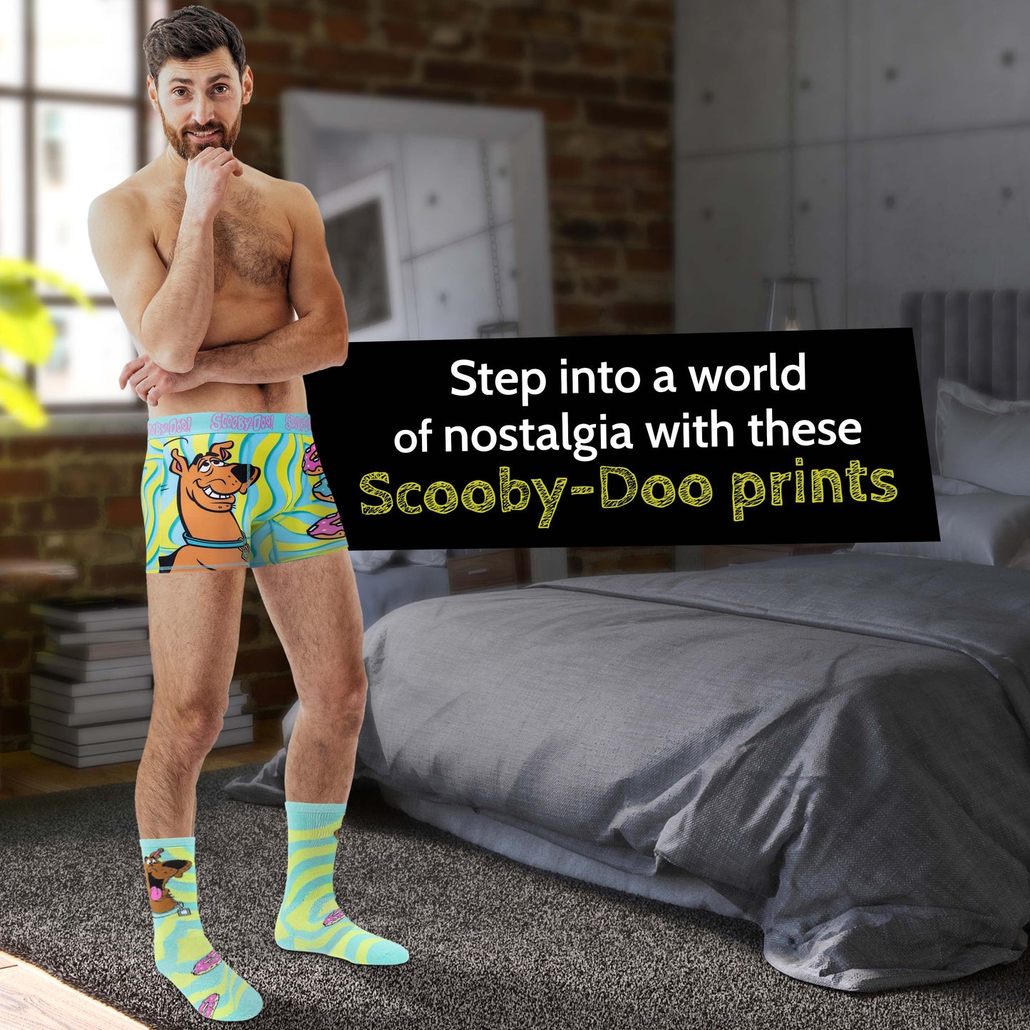 Men's Character Underwear and Socks Gift set