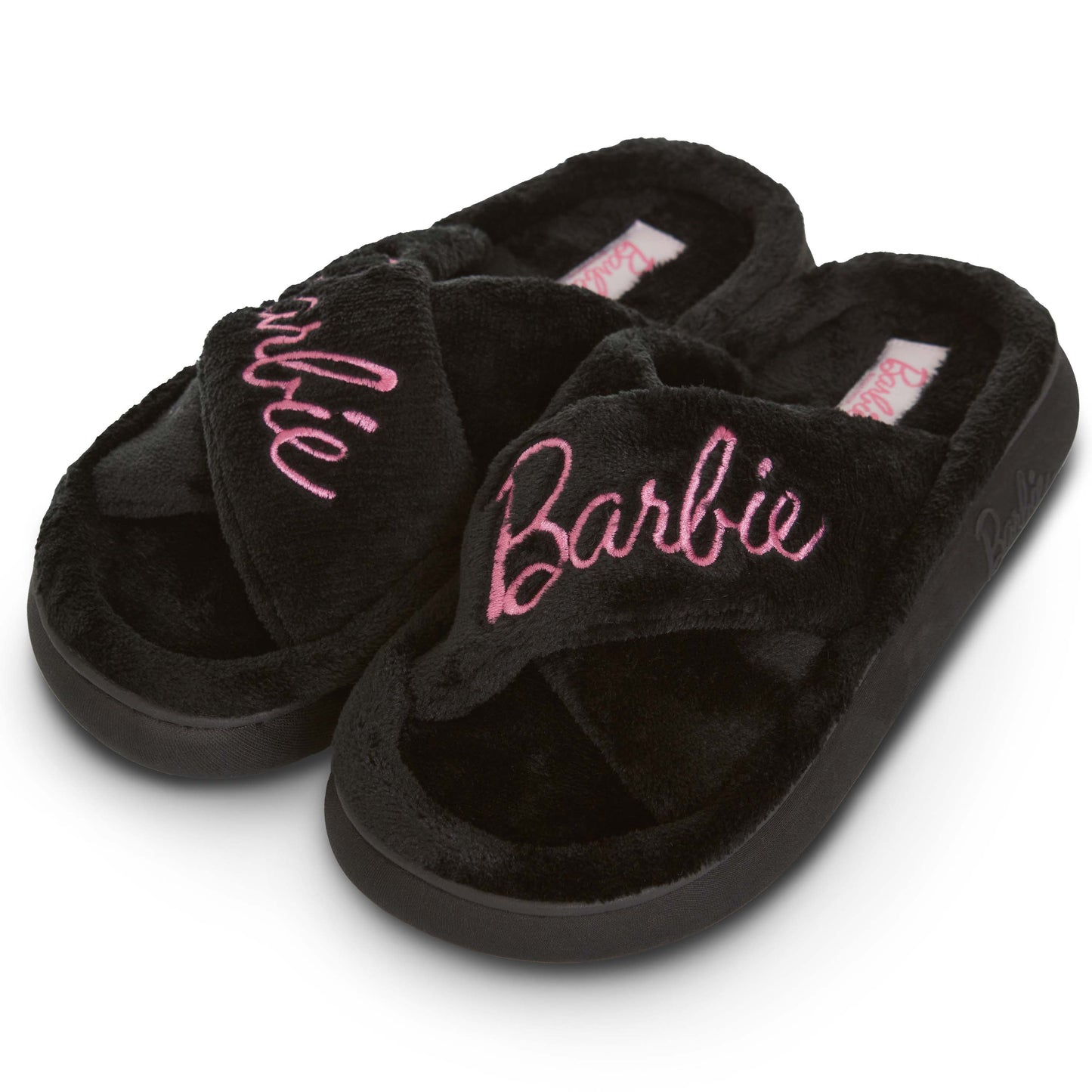 Barbie Fuzzy House Slip-On Slippers for Women