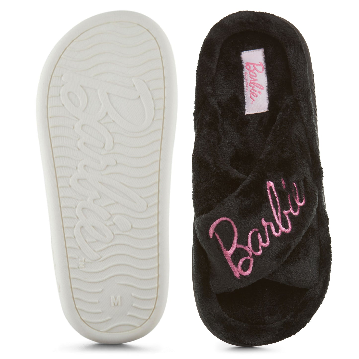 Barbie Fuzzy House Slip-On Slippers for Women