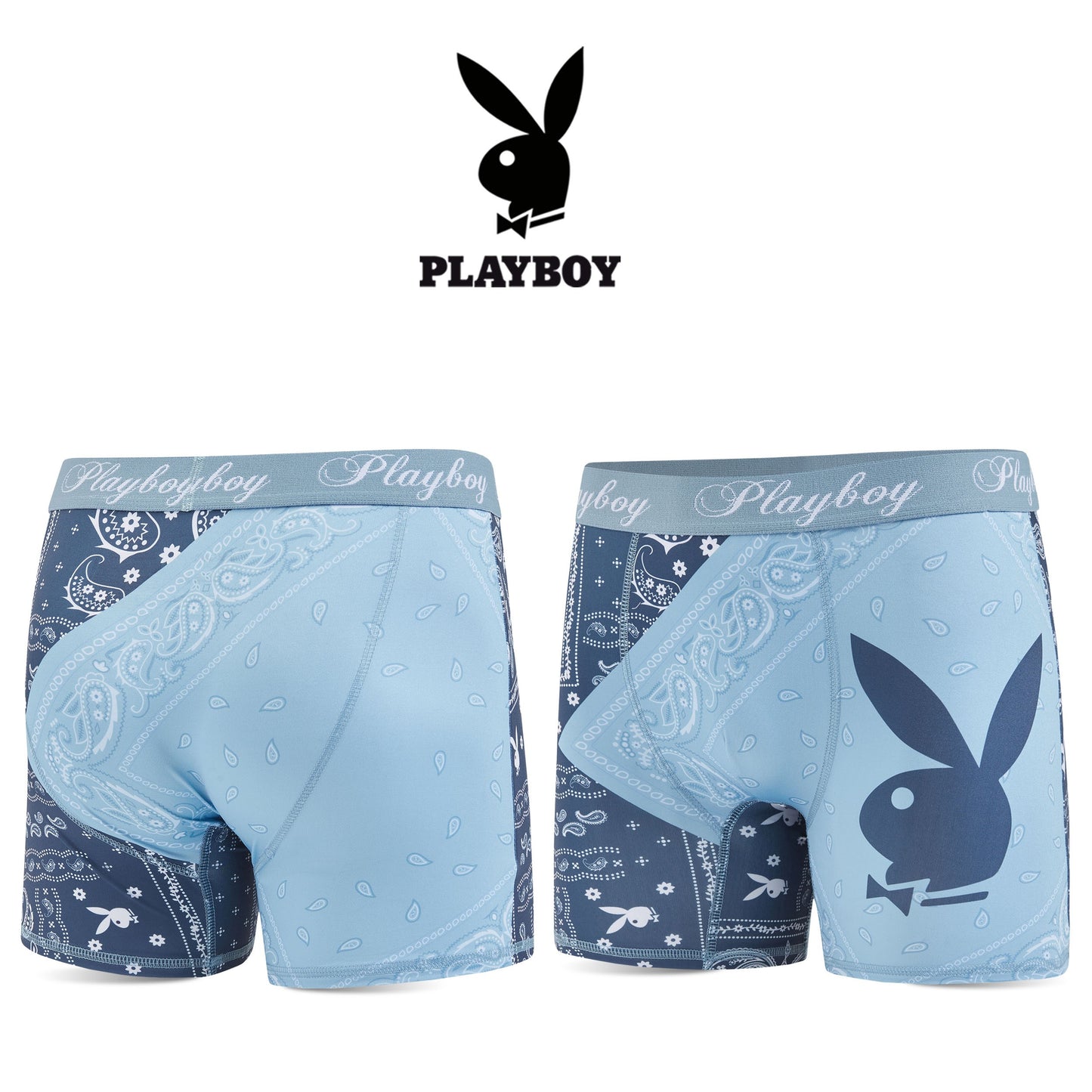 Playboy Men's Funny Boxer Briefs