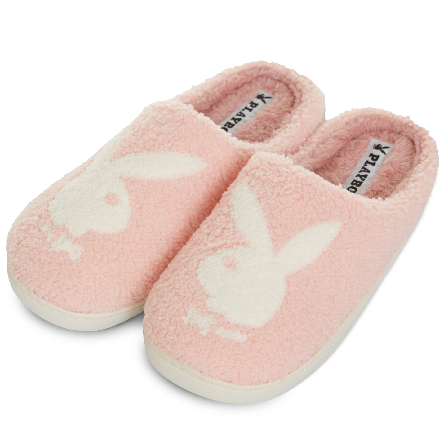 Playboy Fuzzy House Slip-On Slippers for Women