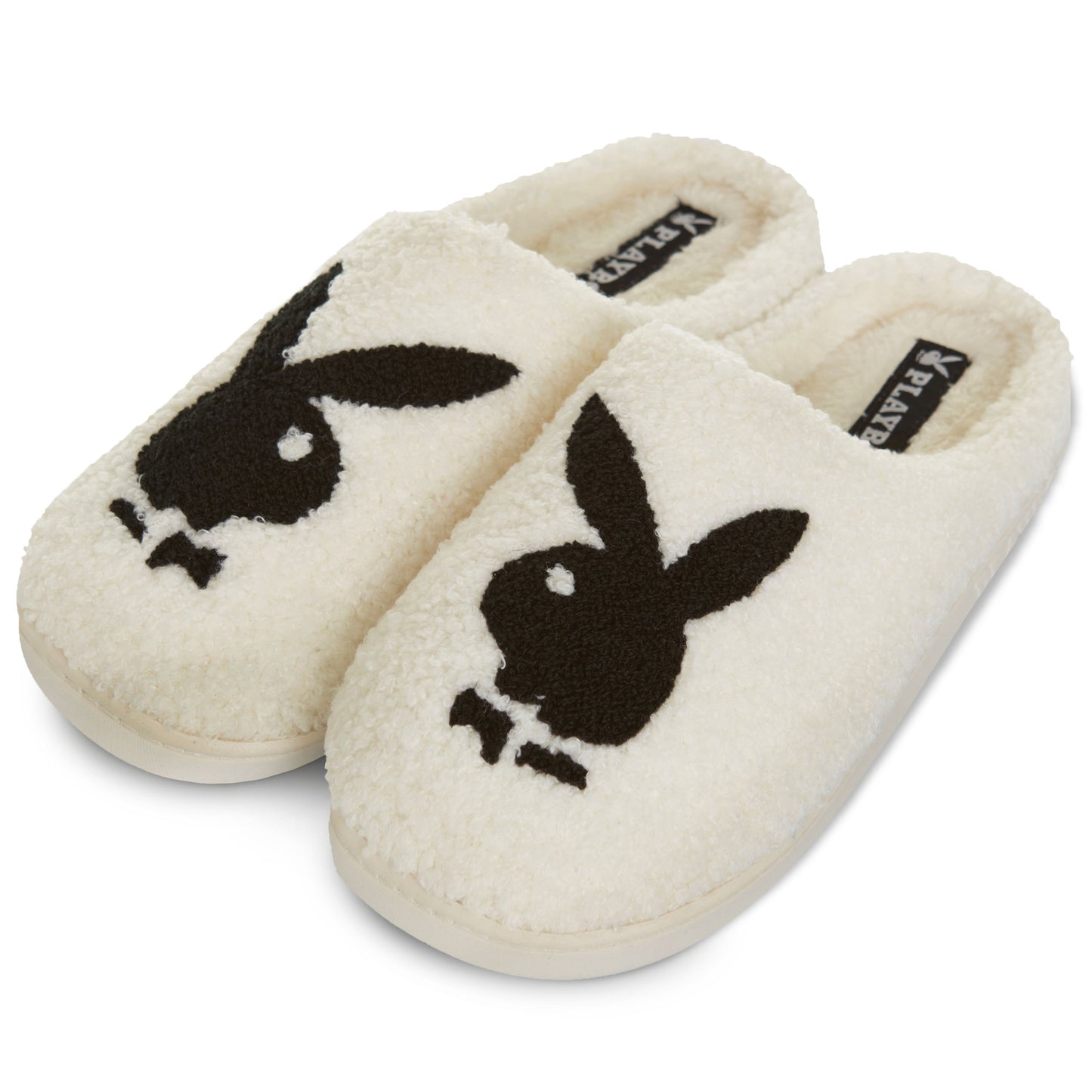 Playboy Fuzzy House Slip-On Slippers for Men