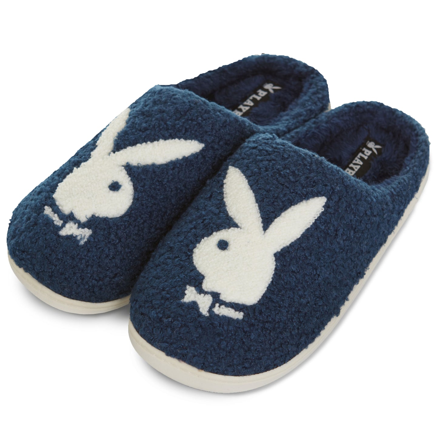 Playboy Fuzzy House Slip-On Slippers for Men