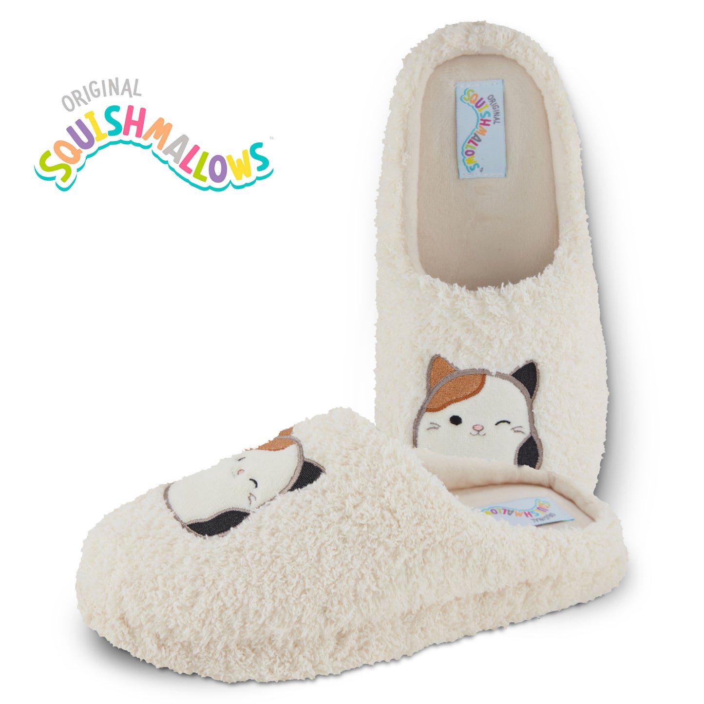 Squishmallows Fuzzy Slip-On Slippers for Women and Kids